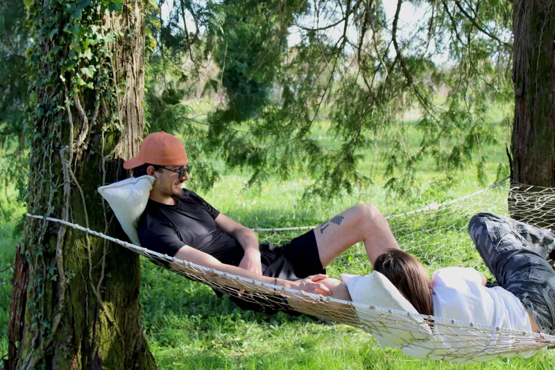 Zagreb Design Week suspended net installation